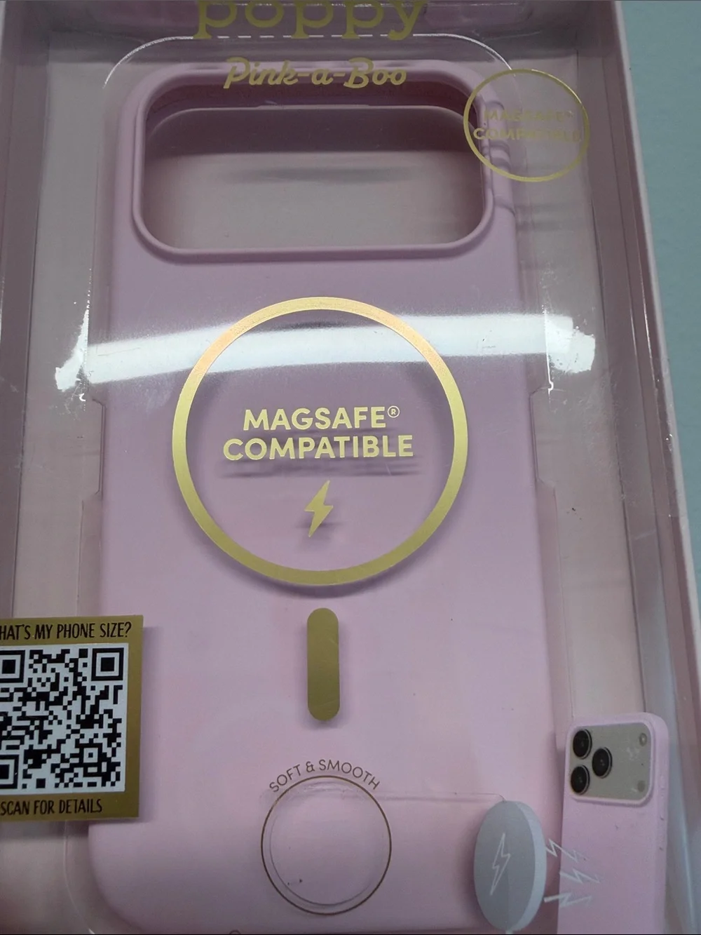 XO Poppy | “Pink-a-Boo” Pink iPhone 17 Pro Max MagSafe Case